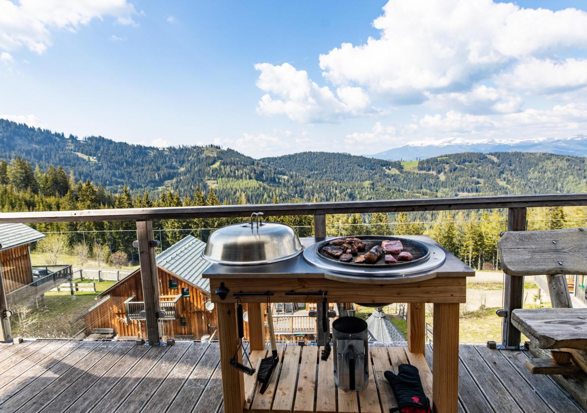 1A Chalet "Wolke" Wandern, Grillen, Wellness Im Traumhaus Вольфсберг Экстерьер фото