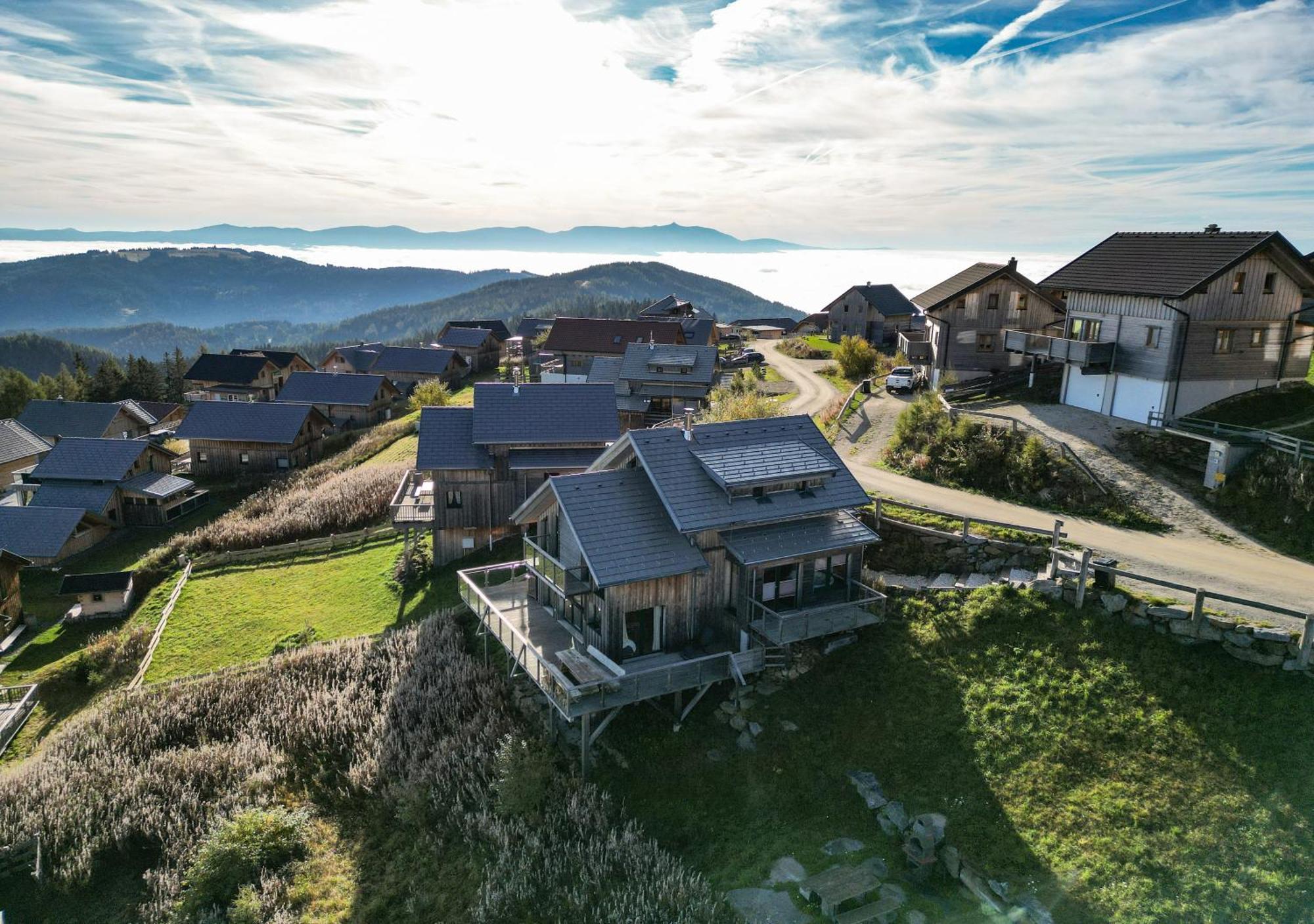 1A Chalet "Wolke" Wandern, Grillen, Wellness Im Traumhaus Вольфсберг Экстерьер фото