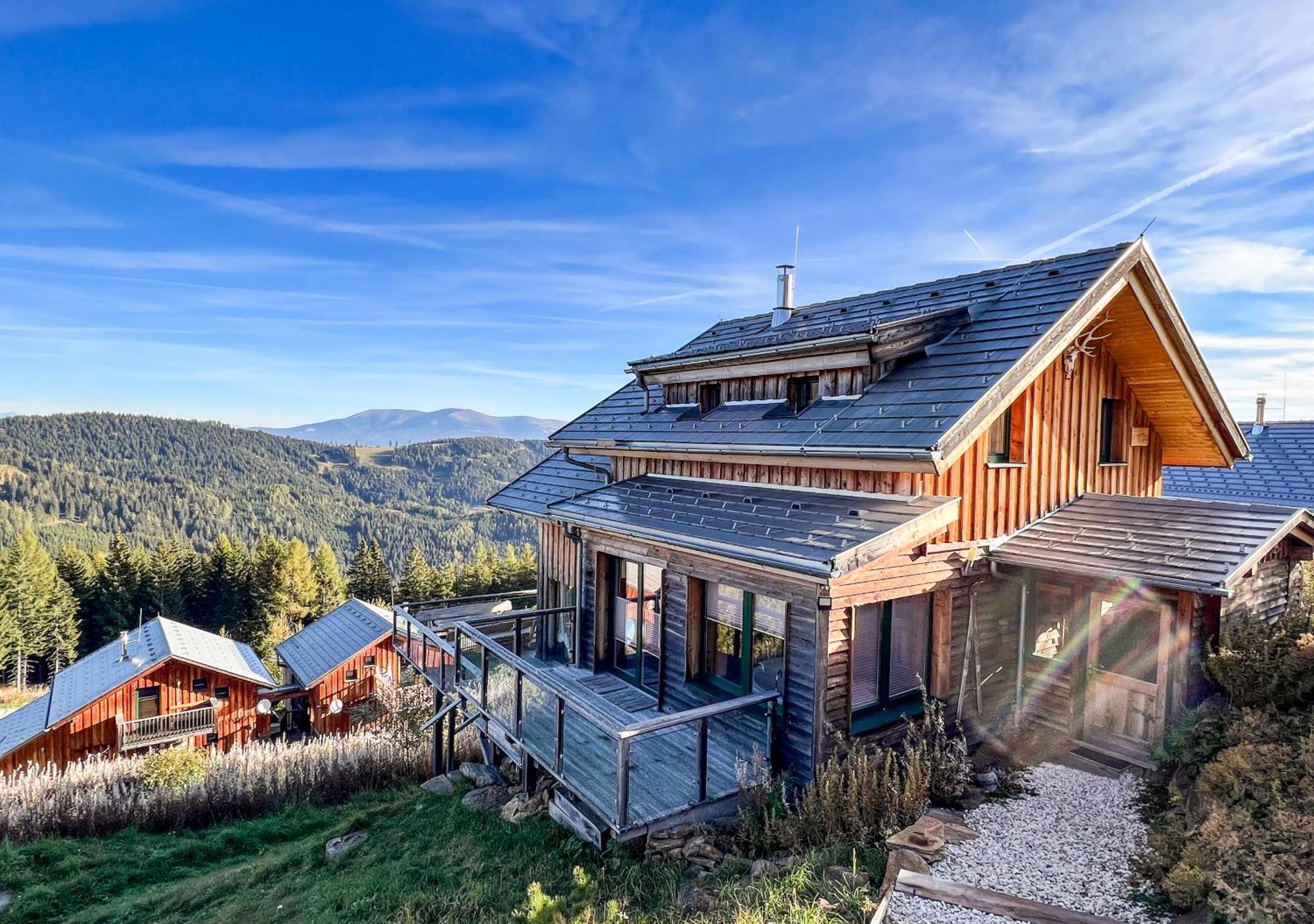 1A Chalet "Wolke" Wandern, Grillen, Wellness Im Traumhaus Вольфсберг Экстерьер фото